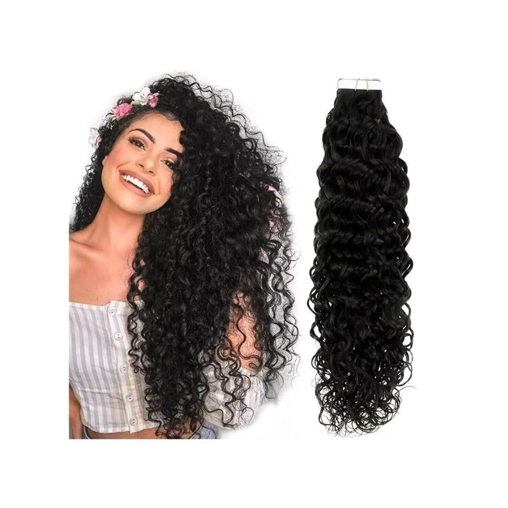 Przedłużanie włosów Peruki kręcone 14"-26" Peruki syntetyczne Niewidoczne przedłużki do włosów(14inch)