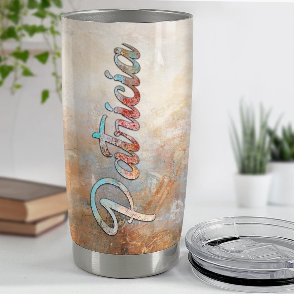 SANDJEST Personalized Elephant Tumbler Safari 20oz 30oz Tumblers with Lid Gift for Mommy Mama Mother Christmas Birthday Mothers Day - Image 4