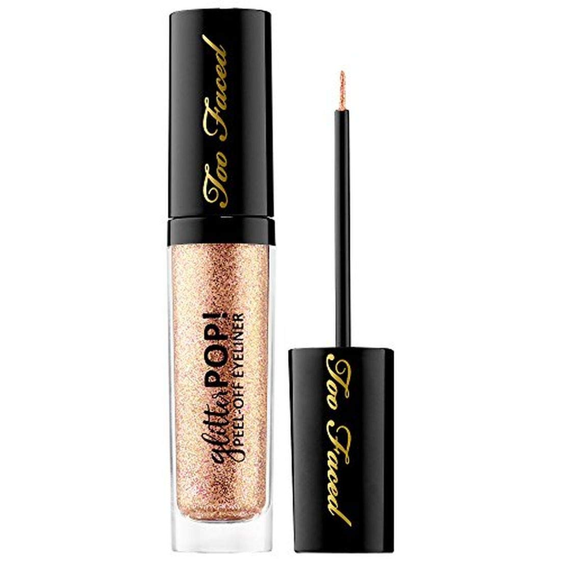 Too FacedGlitter POP Peel-Off Eyeliner- Yes Way Rose- rose gold glitter