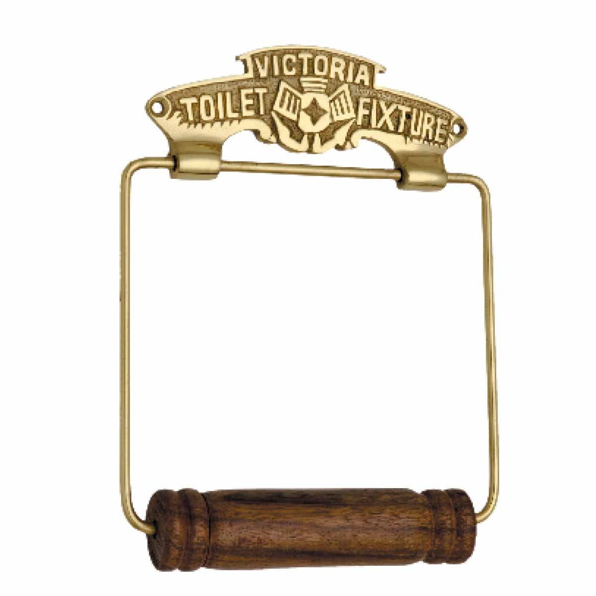 Renovators Supply Manufacturing Antique Brass Toilet Paper Holder Wall Mount Victorian Toilet Tissue Holder, Solid Brass Colonial Bathroom Toilet Roll Holder, Vintage Bathroom Accessories, Pack of 1