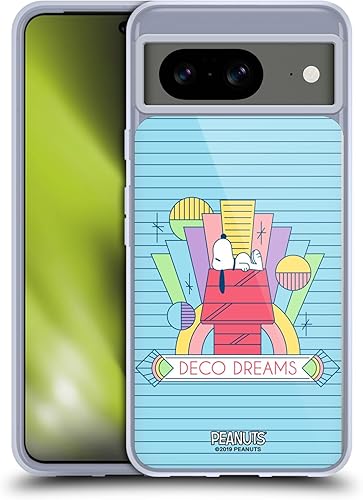 Miniatura 93 de Head Case Designs Funda de gel suave con licencia oficial de Peanuts House Snoopy Deco Dreams compatible con Samsung Galaxy S23 5G Casa,Blue