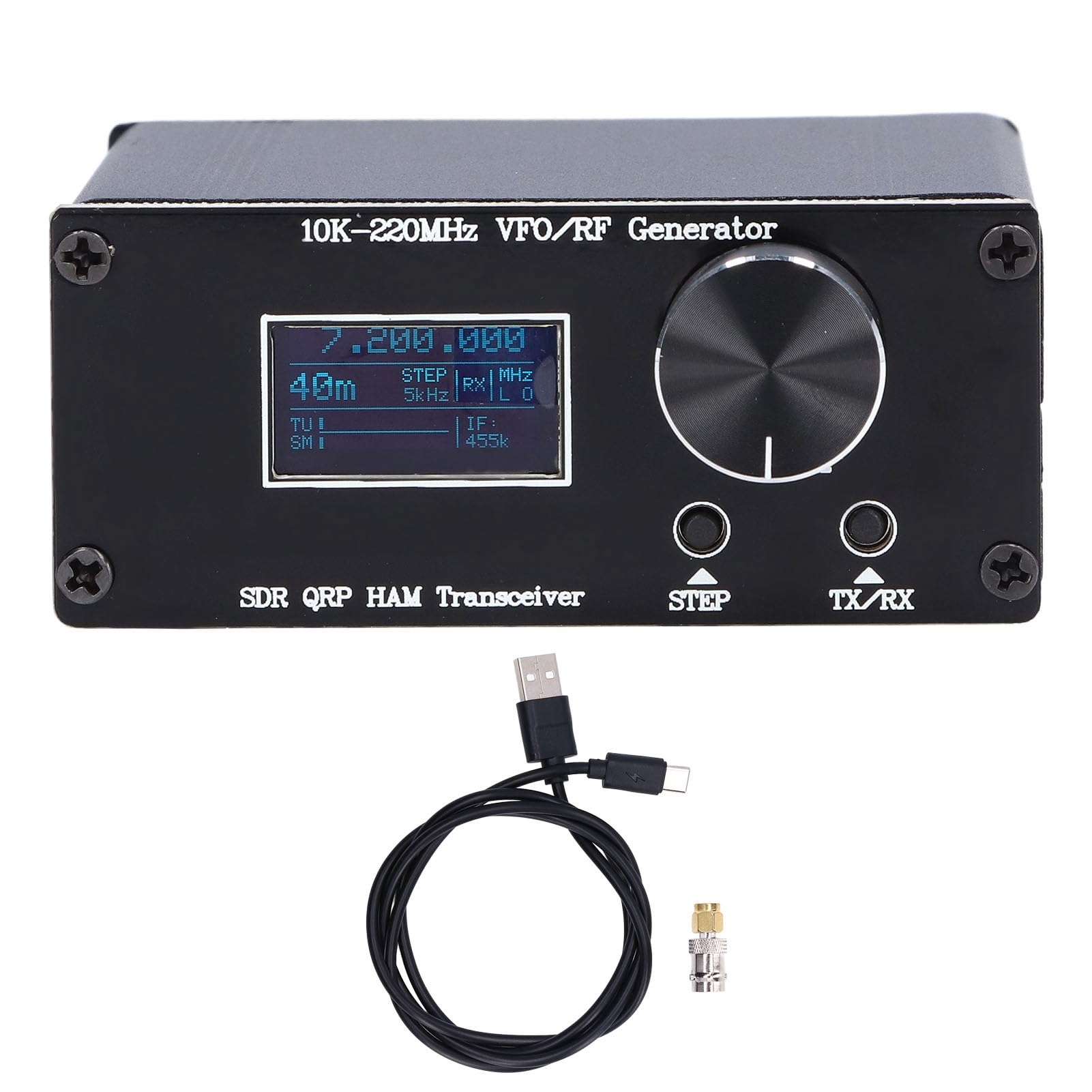 Émetteur-Récepteur SDR QRP HF, Oscillateur à Fréquence Variable 10 kHz à 220 MHz, Générateur VFO RF, Batterie Lithium 3,7V 600mAh