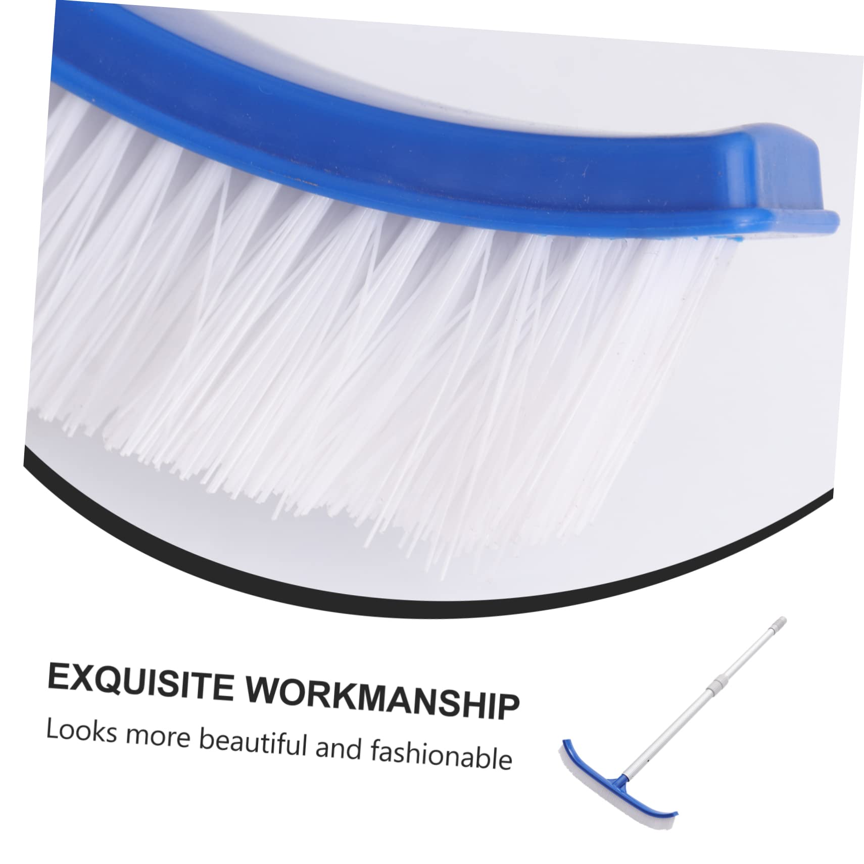 Toddmomy Brosse de Piscine à Main pour Nettoyer Fond et Parois Nettoyeur Portatif et Léger avec Poignée Ergonomique pour Piscines et Spas