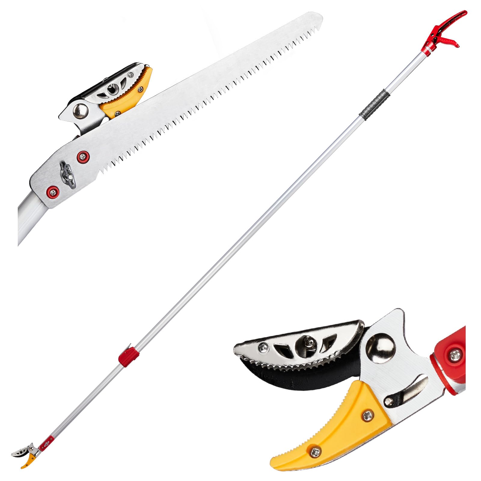Outopee 1.3-2.3m Extendable Tree Pruner for Branch Cutter and Fruit Picking
