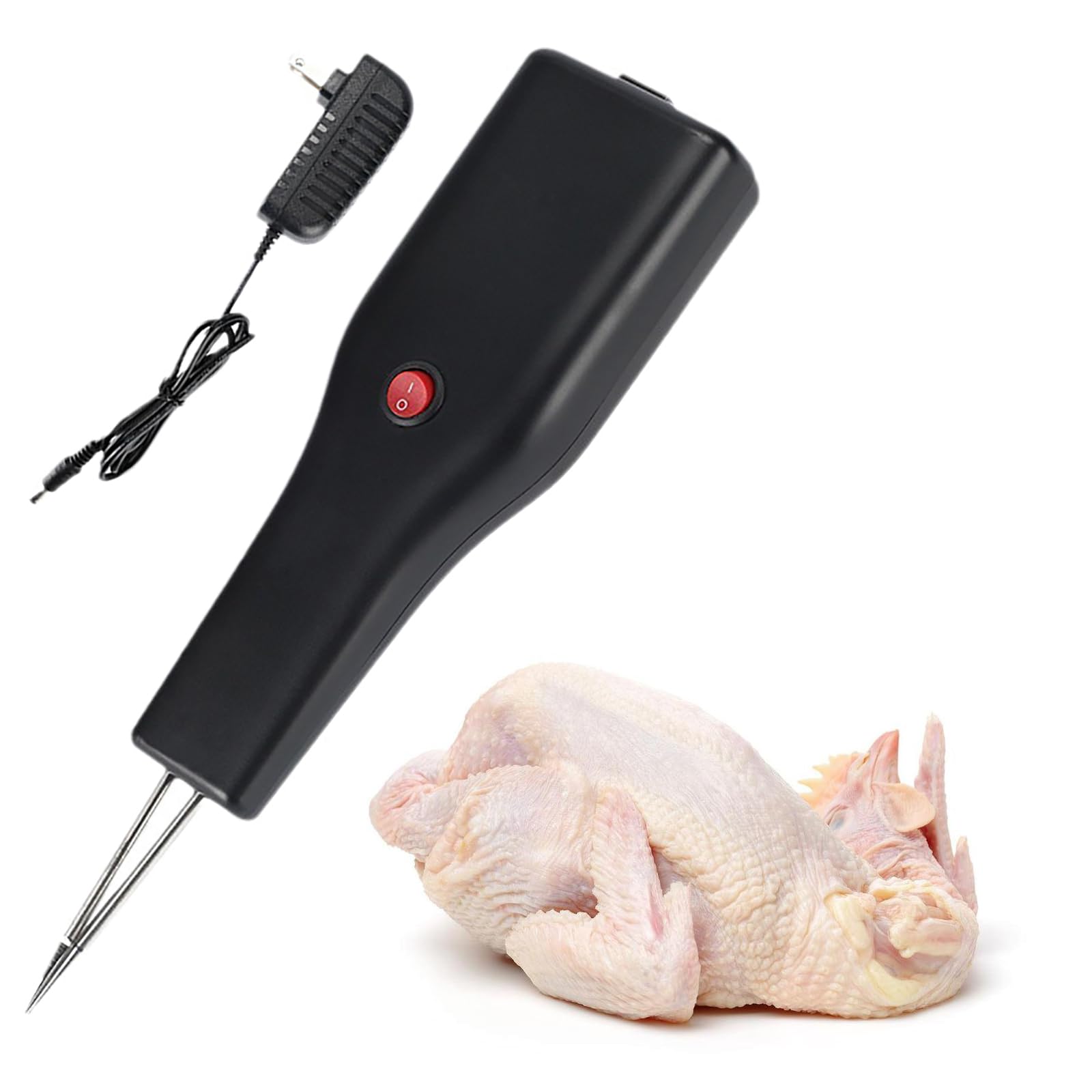 Plumeuse à poulets portative électrique rechargeable avec tête inox