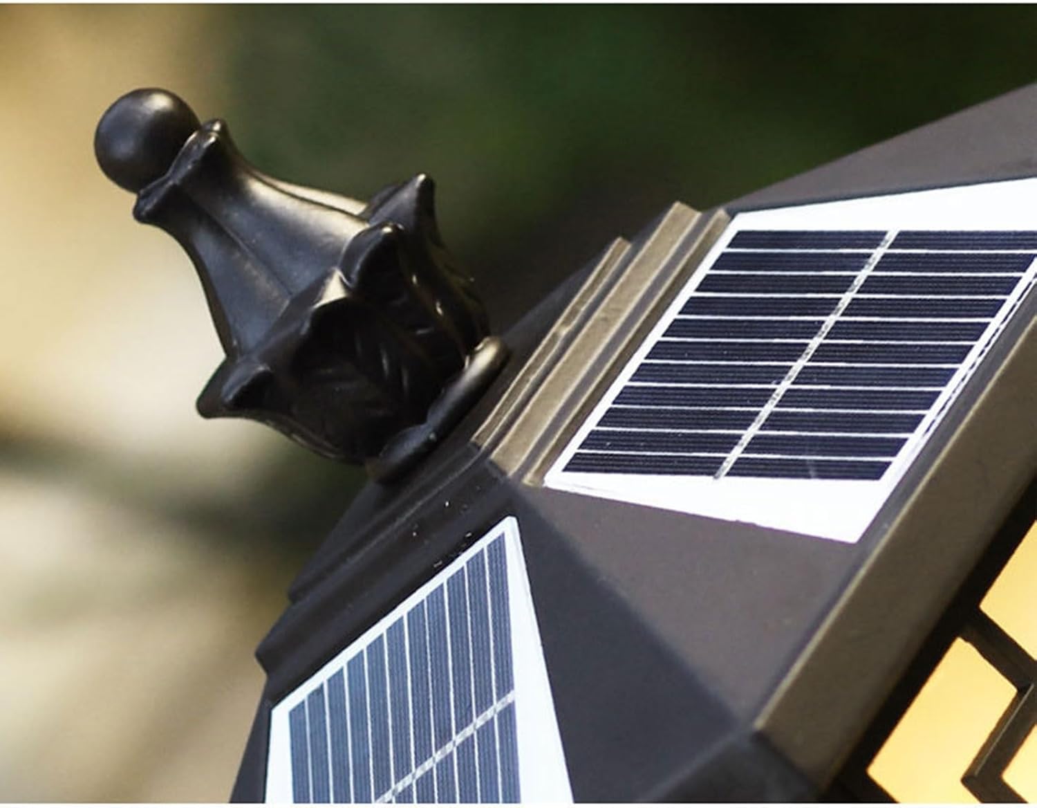 Solar Post Light Wodoodporny zewnętrzny słupek ogrodzeniowy do ogrodu na zewnątrz, krajobrazu, oświetlenia ulicznego(23 * 46cm)