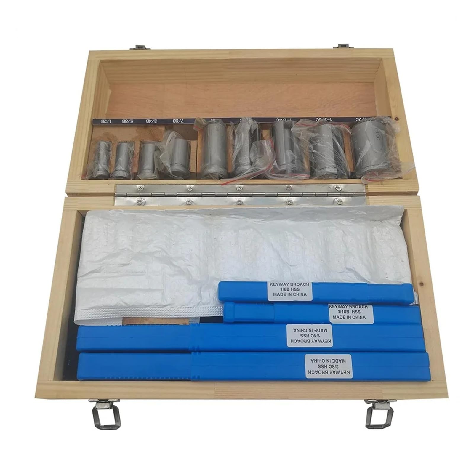 Brocce da 4/5/6/8 mm, Set di 18 brocce metriche HSS per chiavette, Utensili per la Lavorazione dei Metalli, Applicazioni Versatili.
