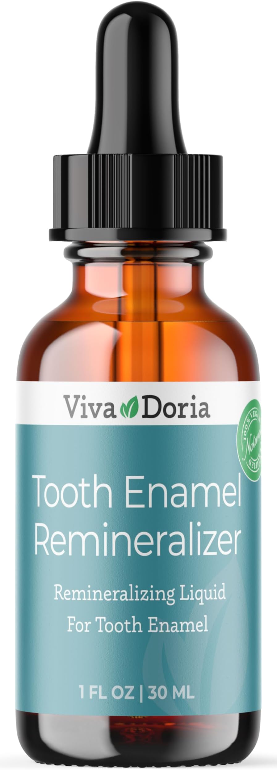 Viva Doria Tooth Enamel Remineralizing Liquid, Protects Tooth Enamel and Helps Keep Gum Healthy 1 fl oz