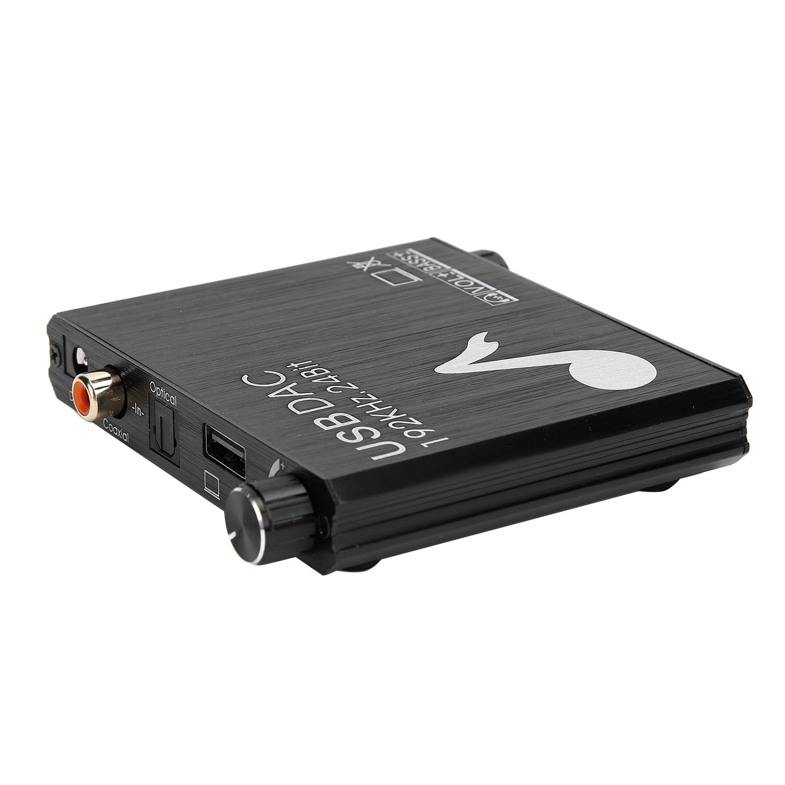 Generic Convertisseur Optique Coaxial 3.5mm, Convertisseur DAC avec élimination du Bruit et Taux D'échantillonnage de 24 Bits pour le Divertissement à Domicile