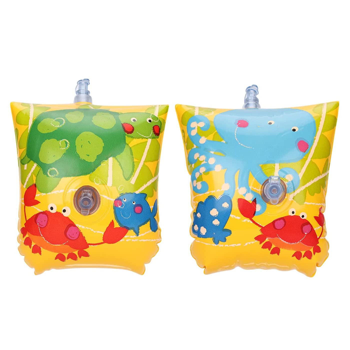 Fully Kids Swimming Arm Floats Safety Bands for Swimming Pool (Multicolor)