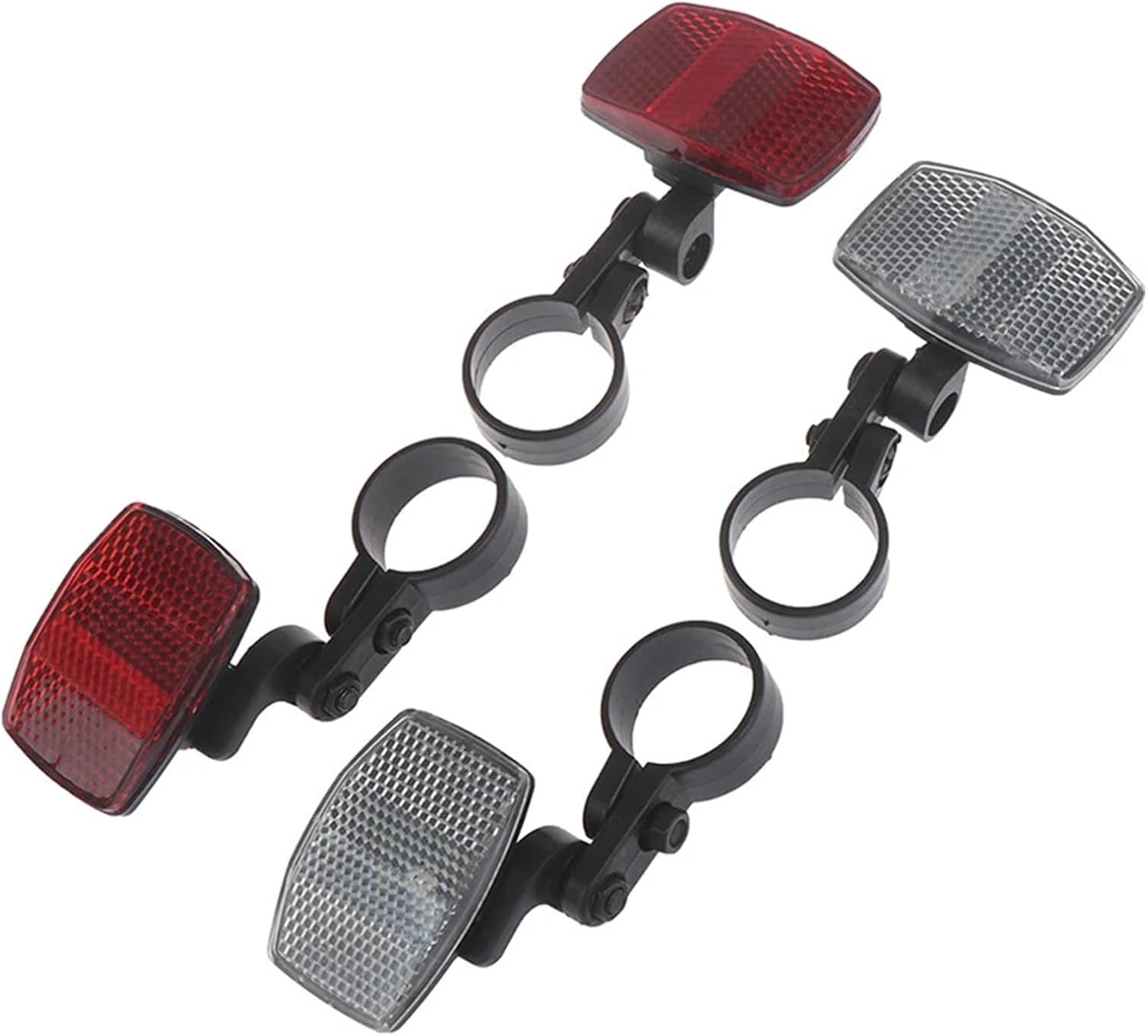 Bike Reflectors 30/50 PCS Outdoor Bike Lights Reflector Handlebar Mount Safe Reflector