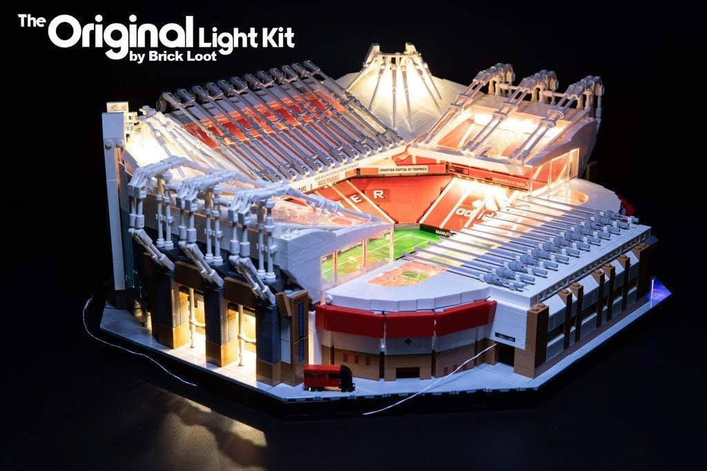 Brick Loot Deluxe LED Lighting Light Kit fits Your LEGO Creator Old Trafford Manchester United Set 10272 (NOTE: Model is NOT Included)