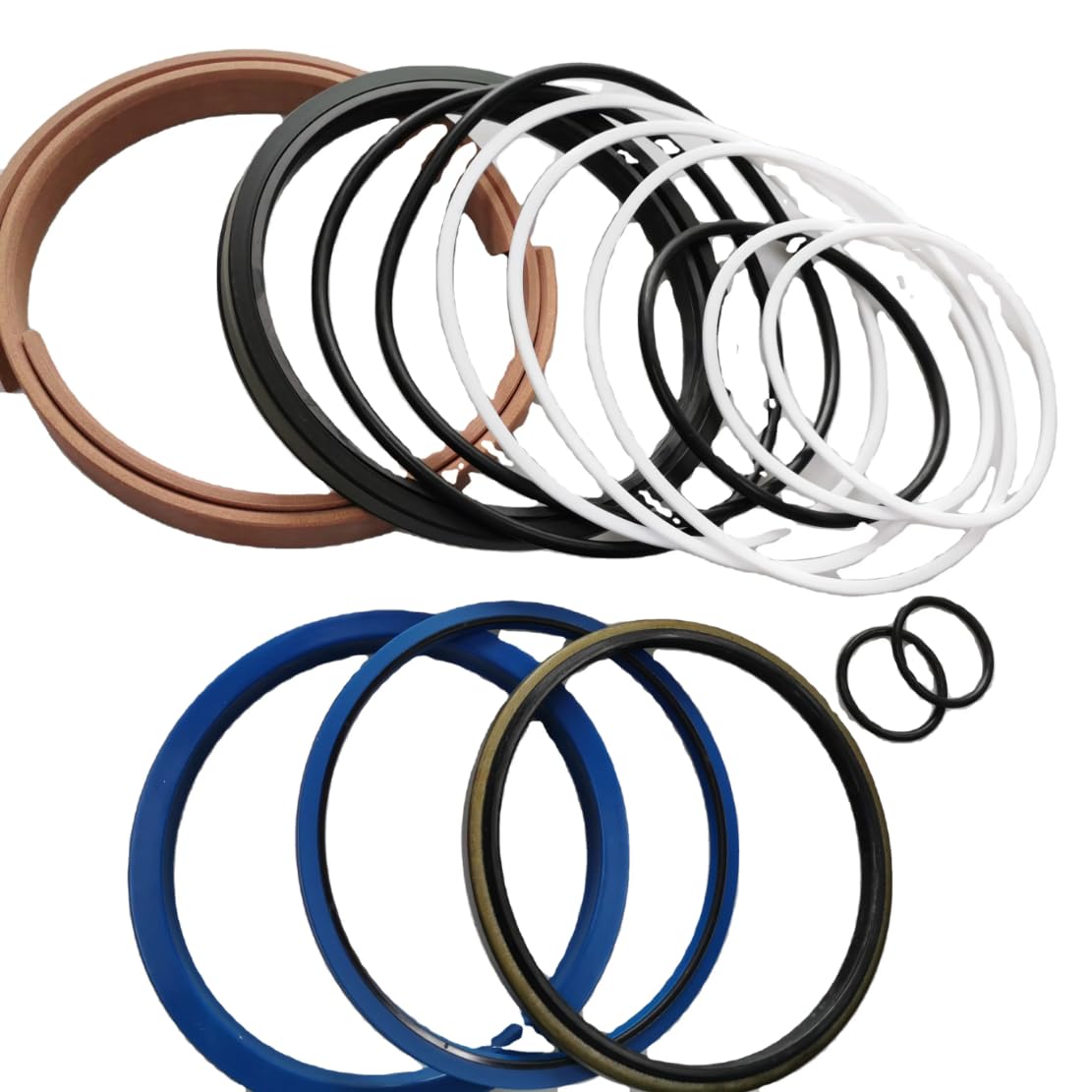 707-99-69770 707-99-69585 Hydraulic Cylinder Seal Kit Compatible with PC400-7 Arm Cylinder Seal Kit (707-99-69770)