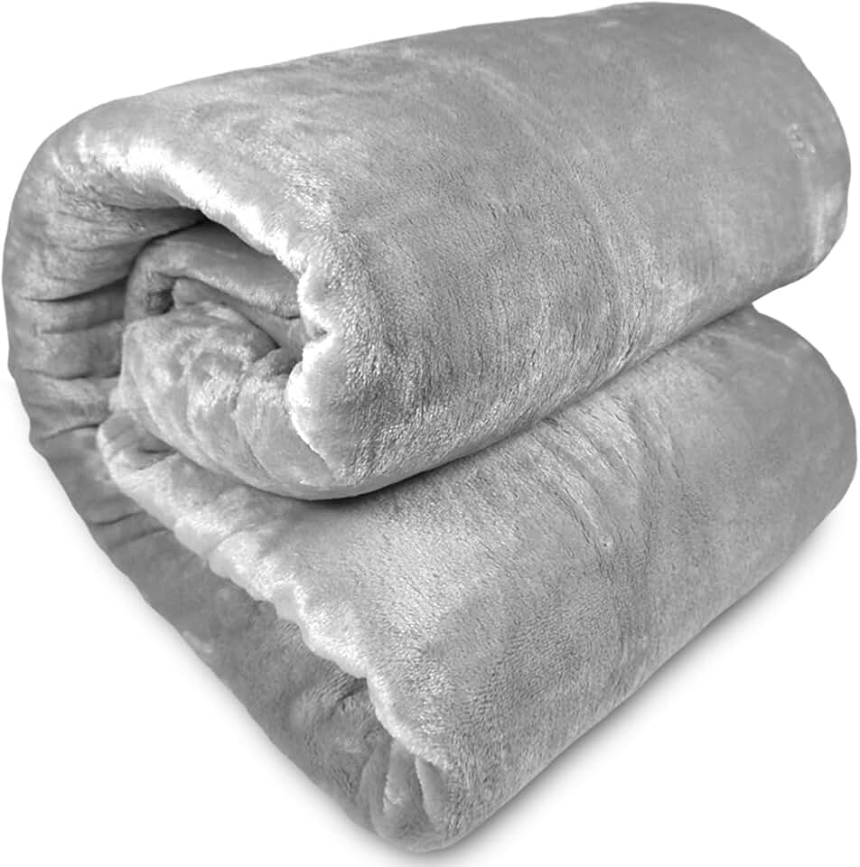 Cobertor Queen Corttex Lumini Super Soft Alta Gramatura 300g Manta Microfibra Poliéster Toque Seda - Coberta Colcha (Cinza)