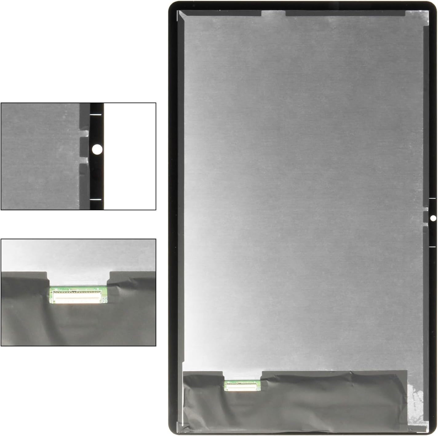 TB125FU Screen Replacement for Lenovo Tab M10 Plus 3rd Gen TB125FU TB128FU 10.61" LCD Display Touch Screen Digitizer Assembly Repair Kit with Tools(Black)