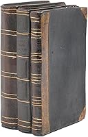 Guichifun Resin Retro Classical Decorative Books Set of 3 - Fake Coffee Table Books, Harry Potter Inspired Magic Decor for Living Room, Shelves 4.2x2.7x6.2in