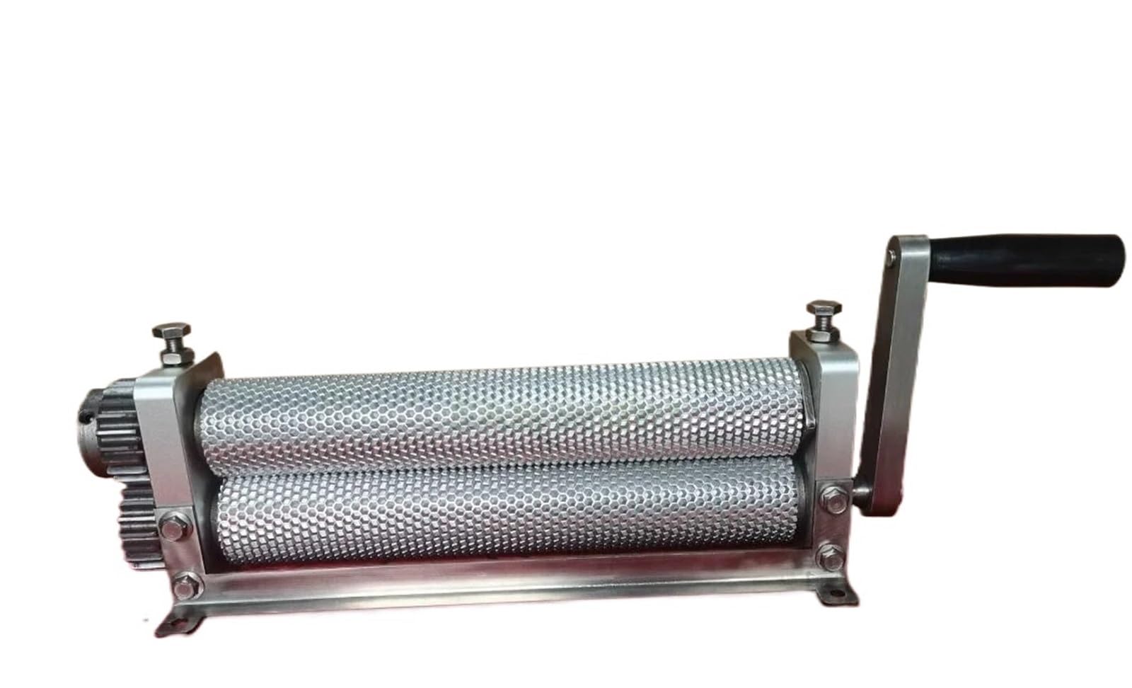Dcdcd 6.9Mm Cell Aluminum Alloy Manual Machine Beeswax Foundation Sheet Machine Beeswax Roller Apiculture Tool Beekeeping Equipment(6.9Mm Cell)