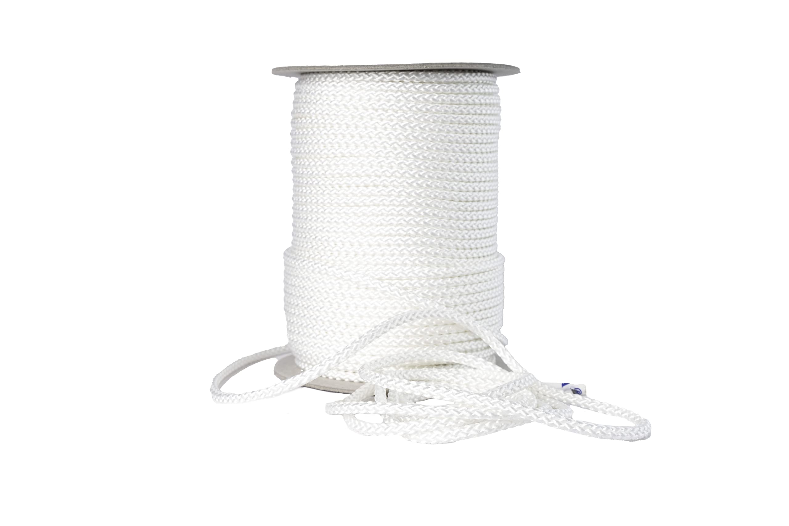 Corda In Poliestere 6mm X 100m - Bianca, Resistente Ai Raggi UV, Per Nautica E Fai Da Te - Foto 9