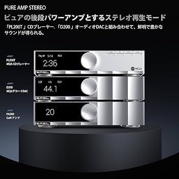 S.M.S.L PA200 パワーアンプ Amazon.co.jp: S.M.S.L PA200 アンプ パワーアンプ 窒化ガリウム