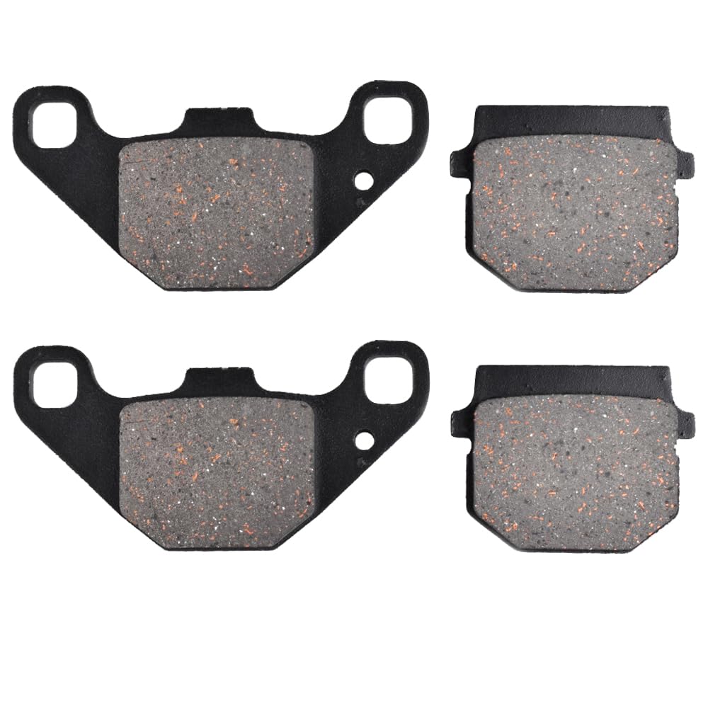 4 szt. Organiczne klocki hamulcowe tarczowe do Moto Scorpa T-Ride 125 280 2012-2015