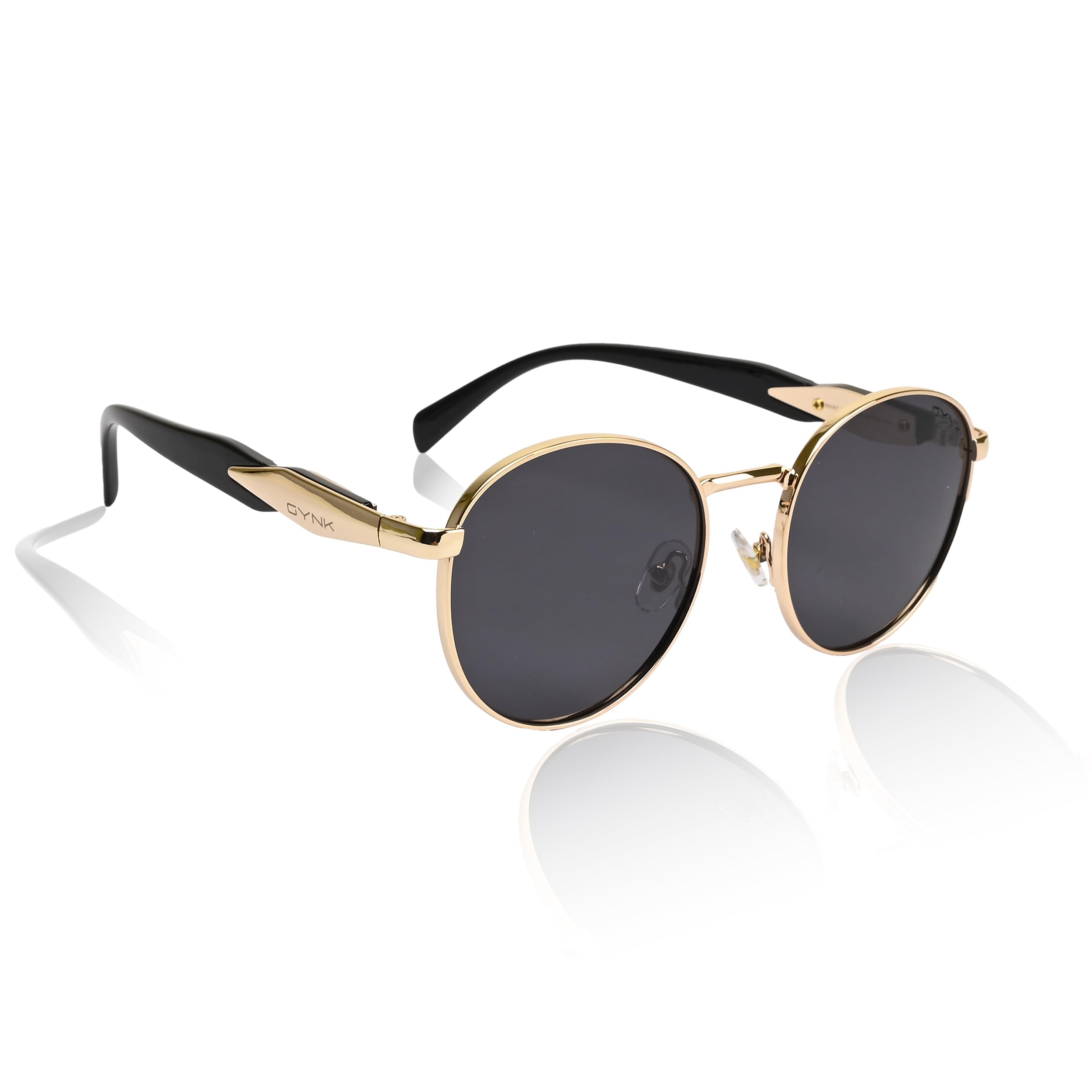 Round Sunglasses for Men Women – Polarized UV400 Protection, Metal Frame, Dark Lens, Lightweight Retro Vintage Style, Unisex Fashion Eyewear for Driving, Travel & Outdoor Use-image-26
