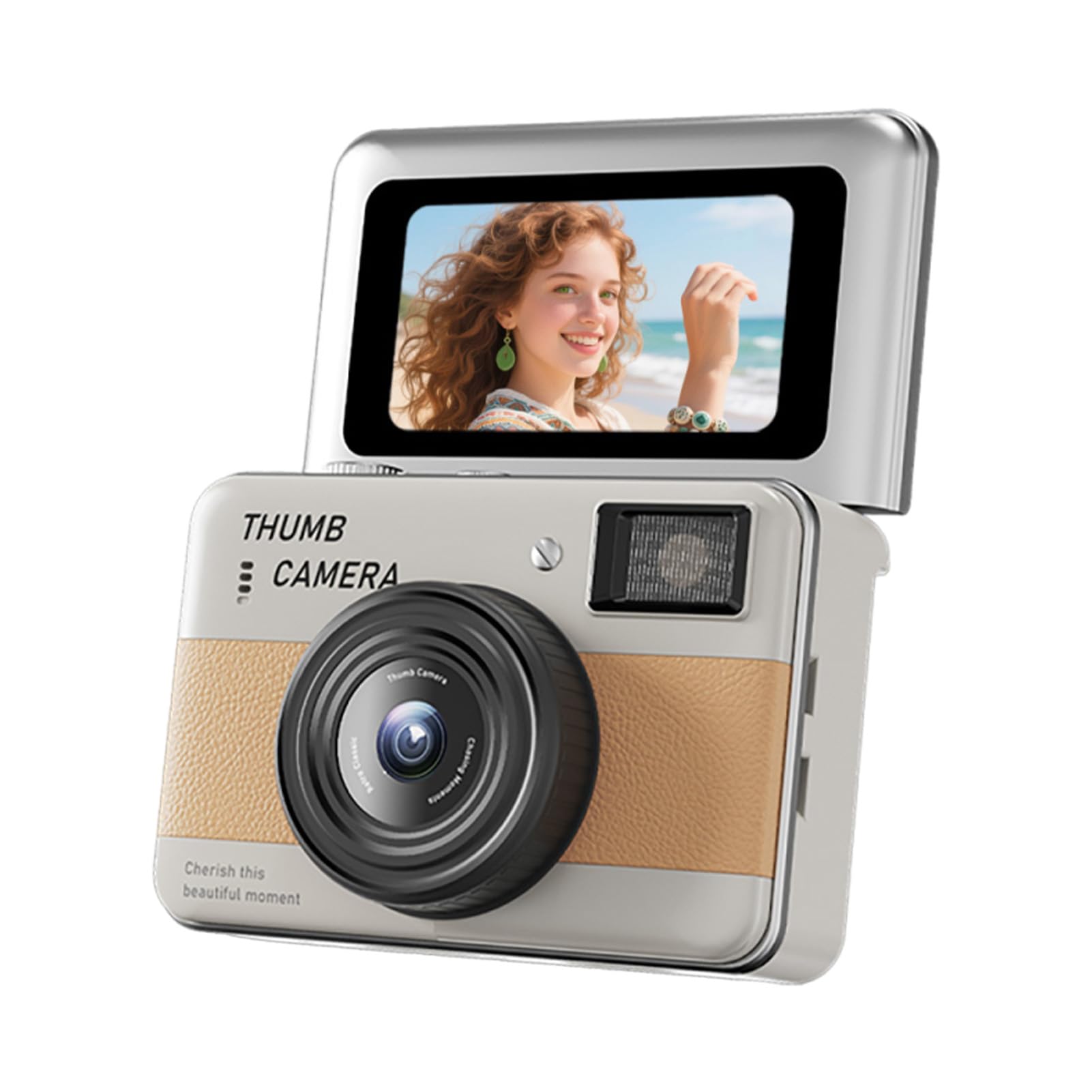 Caméscope numérique porte-clés 4K 68MP avec lumière LED - 8