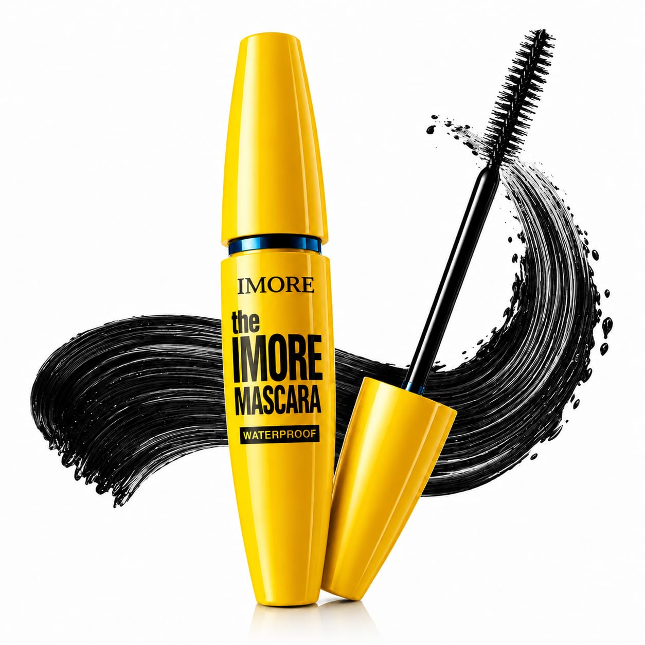 IMORE Volume Express Colossal Mascara, Volumizing & Lengthening Waterproof Black Mascara, Long Lasting Smudge Proof Eye Makeup, 10ml-image-45