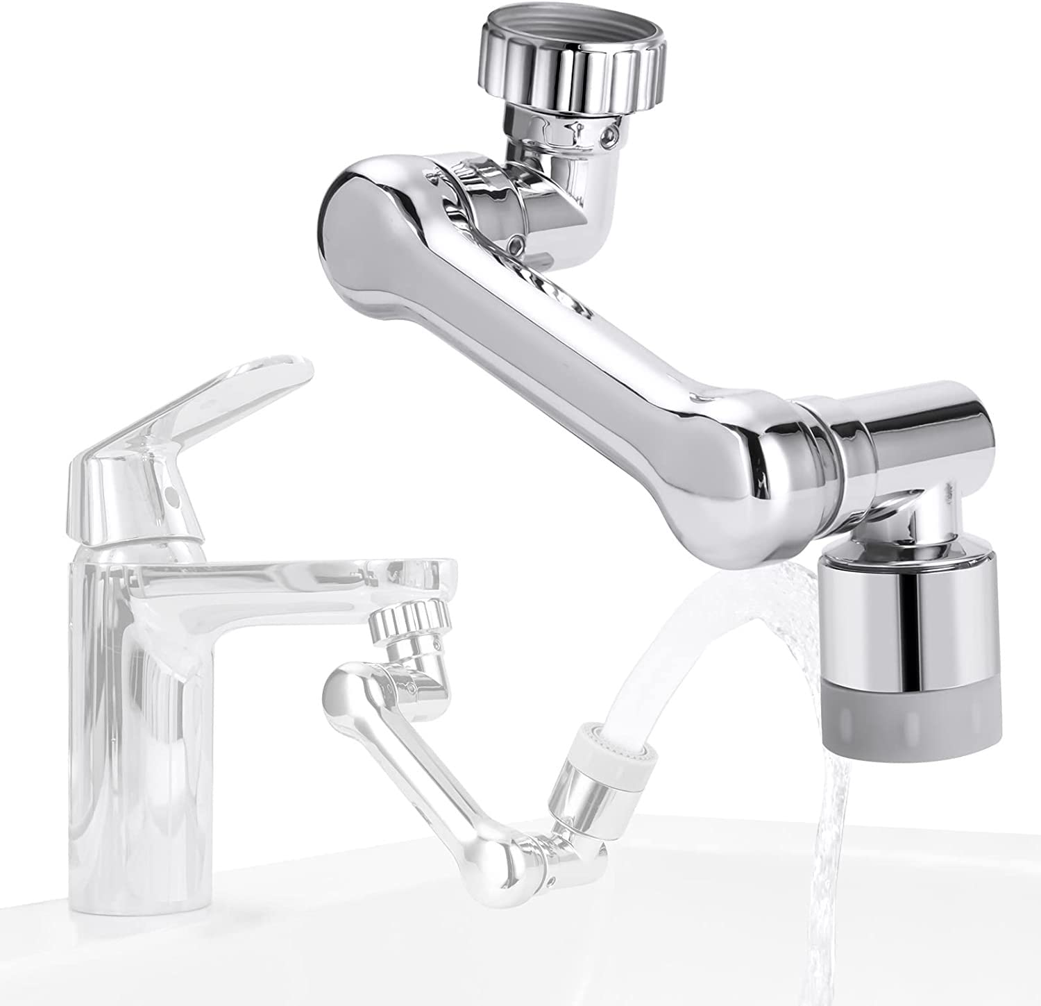 SHREESAMP 1080 Rotating Faucet Extender Aerator,Universal Splash Filter Faucet,1080 Big Angle