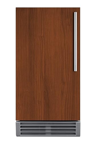 Summit Appliance BIM44GCSSIF - Máquina de hielo transparente integrada, capacidad de producción de 50 libras, bomba integrada, puerta lista para el disponible en Yaxa Colombia