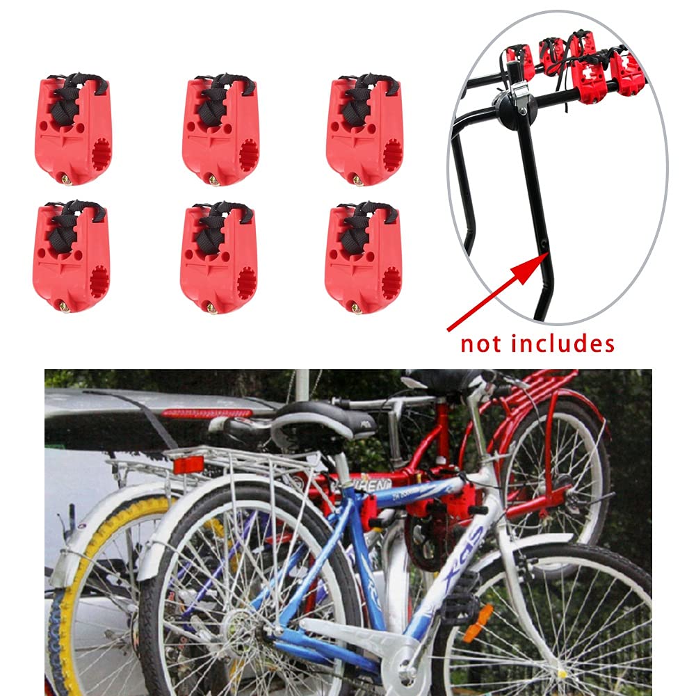 Set 6 Ganci Di Ricambio Per Portabici Auto - Elastici Per Traino, Portellone, Supporto Bici - Foto 2