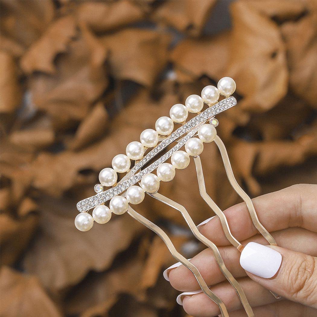 Bohend Peigne Strass Fleur Cristal Pour Mariage - Accessoire Cheveux Élégant Pour Femmes Et Filles