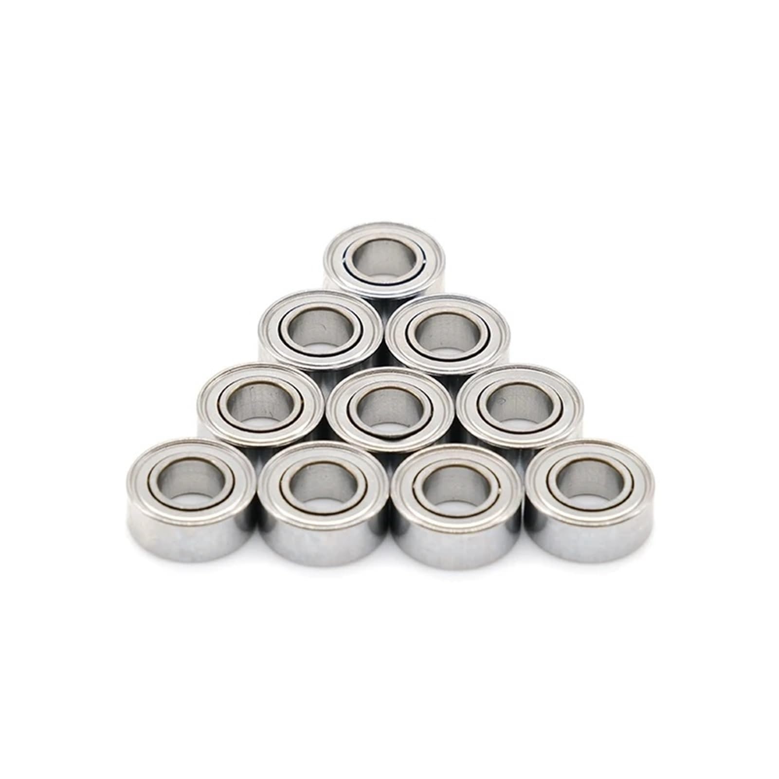 Roulements rigides à billes Lot de 10 roulements miniatures MR105ZZ 5 x 10 x 4 mm, roulements à billes ABEC-7 en acier blindé métallique L-1050ZZ MR105-2Z MR105 ZZ
