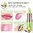 evpct 2Pcs Avocado Tinted Lip Balms PH Lip Color Changing Lipstick Balm Stain Gift Set Queen for Women Girls Korean Mood Long Lasting Color Change Light Pink Lipstick Lip Tint Plumper Gloss 10