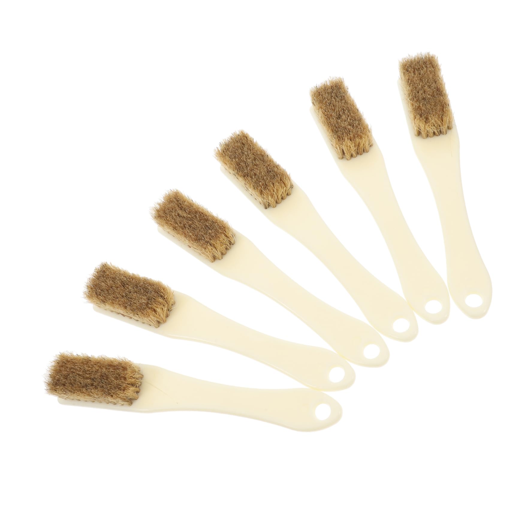 BCOATH 6pcs Mini Cleaning Brushes Stiff Bristles Industrial Dishwasher Brush Grout Cleaner Tile Joints Brush Home