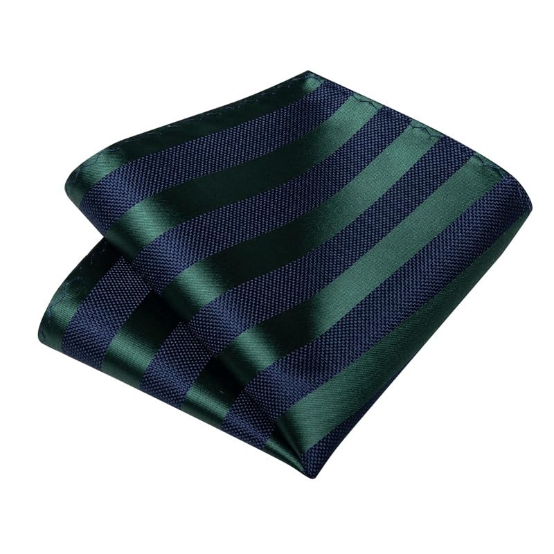 Corbata de seda rayada para hombre miniatura 5