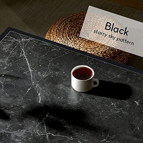SAYGOER Black Coffee Table Small Square