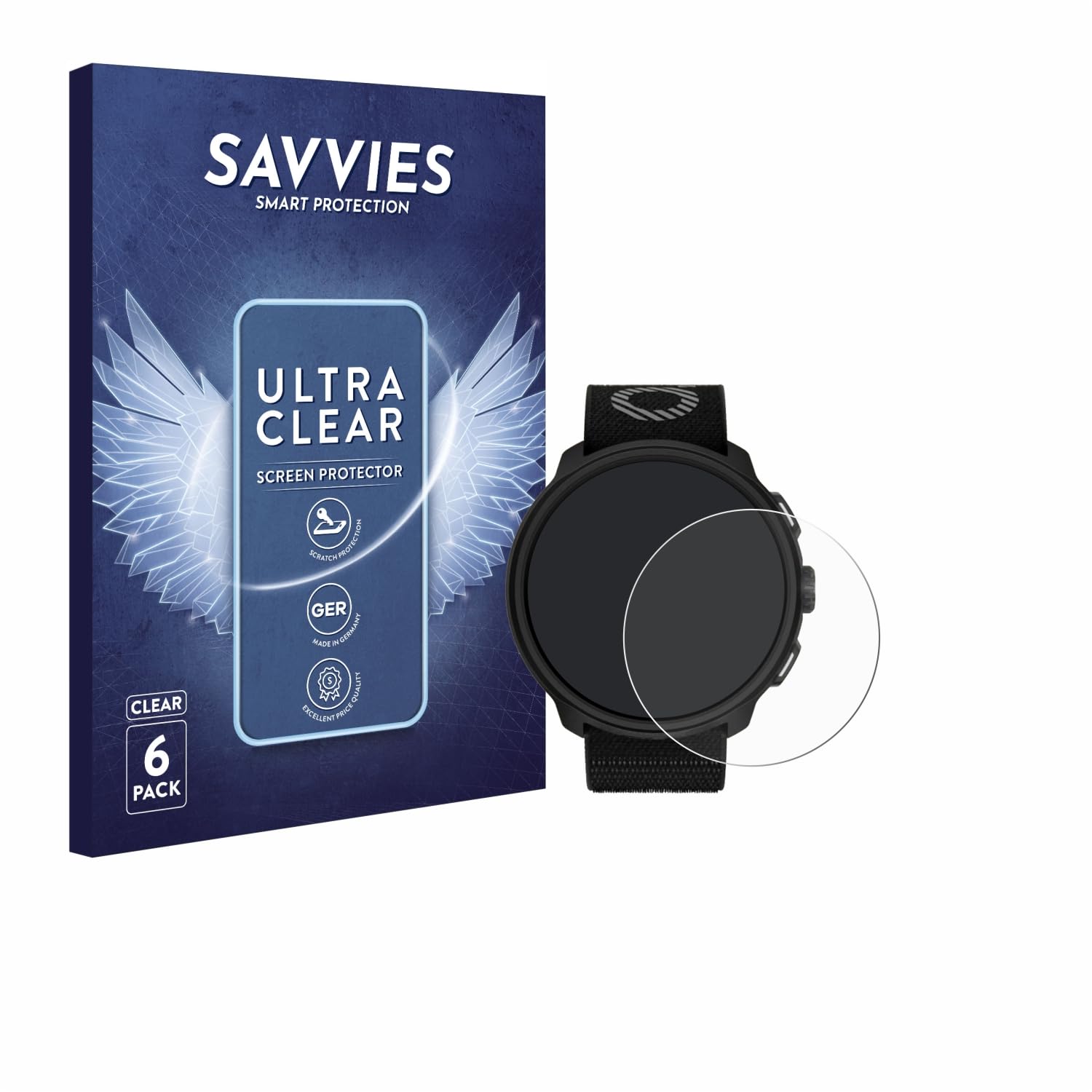 Pack De 6 Protections écran Verre Trempé 9H Pour Suunto 7