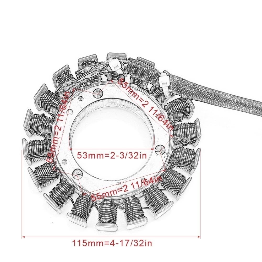 Statore di Accensione Magneto Bobina statore generatore moto CBR1100XX per CBR 1100XX Blackbird 1999-2006 31120-MAT-E01