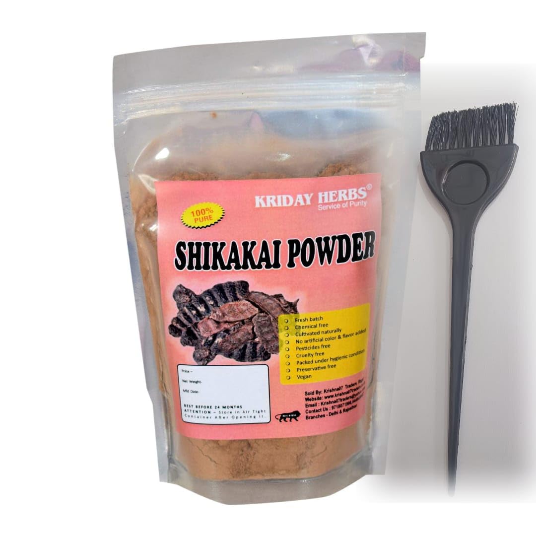 Kriday Herbs SHIKAKAI powder-Acacia concinna for Hair 900 gm