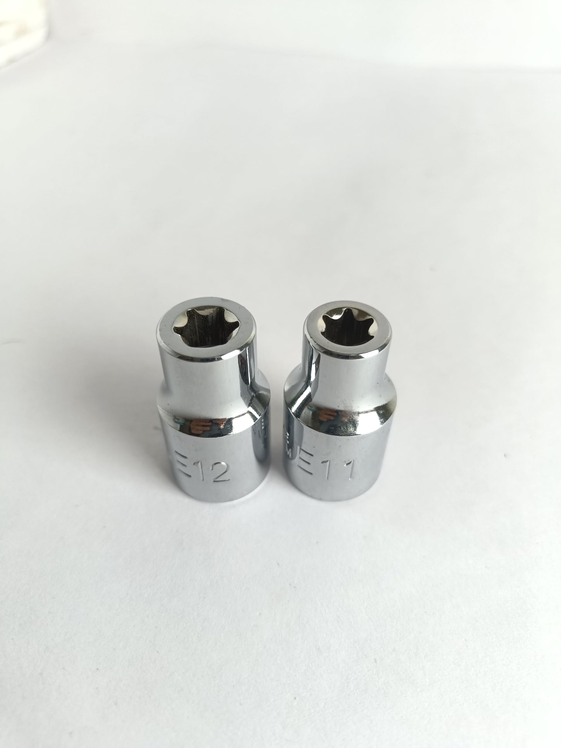 BYTE FORGE E-SOCKET SET 11 MM & 12 MM 1/4 DRIVE HARD CRV STEEL PROFESSIONAL USE