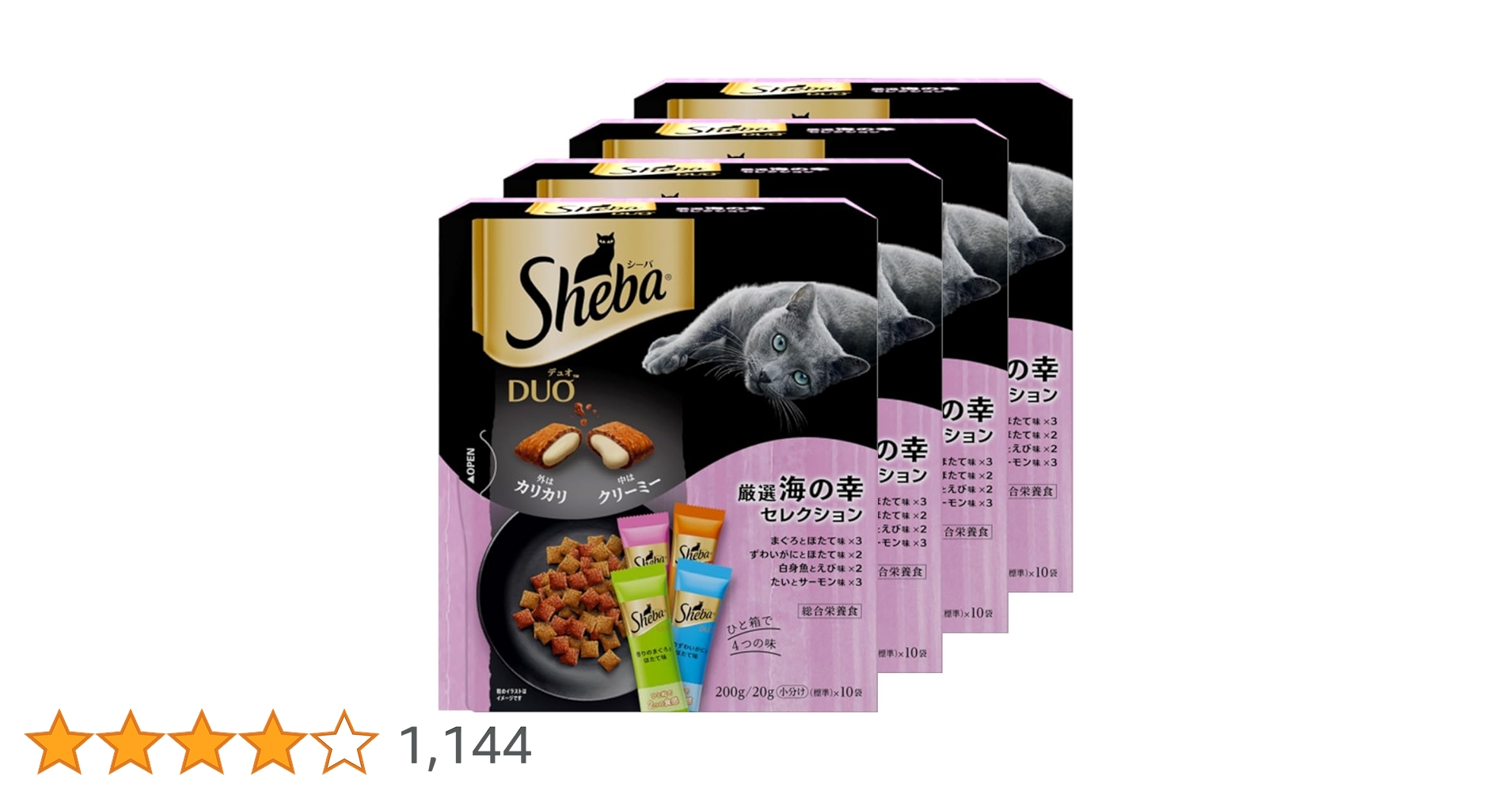 Amazon.co.jp: シーバ デュオ キャットフード 厳選海の幸