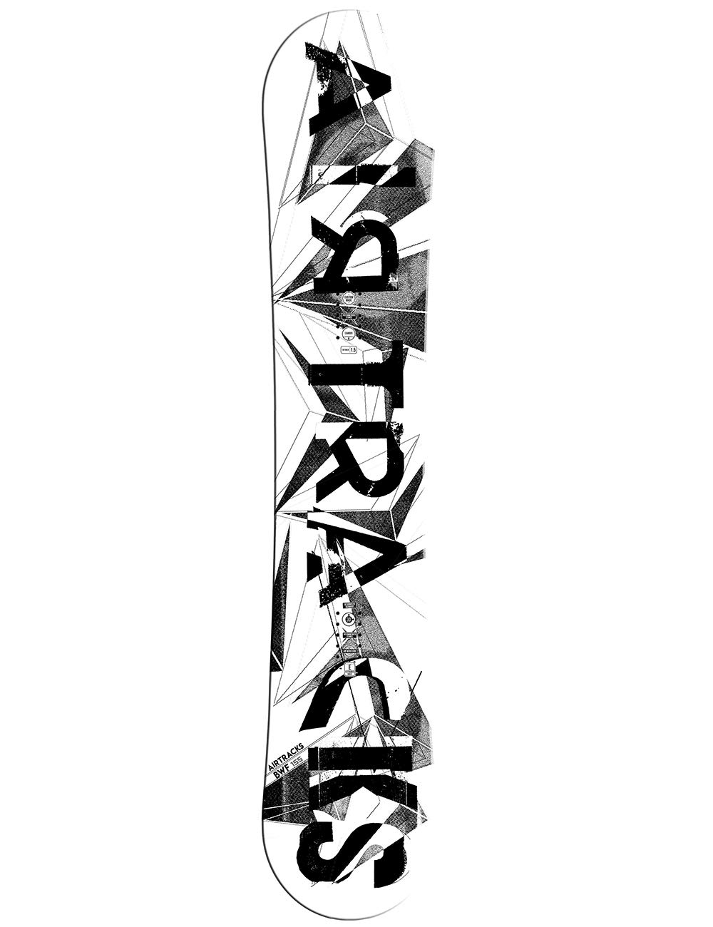 AIRTRACKS Snowboard Set/Pack/Planche BWF Lady Femme + Fixations Star W/Fixations Master W FASTEC + SB Sac /140 145 150 155 / cm