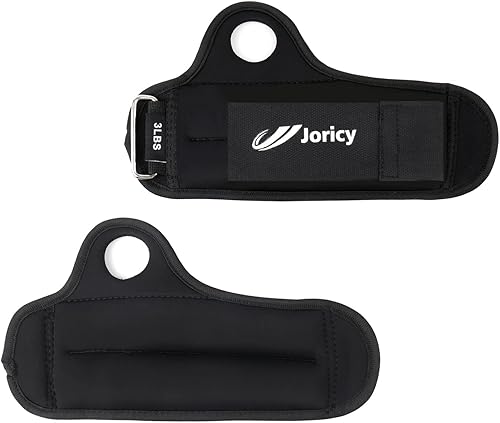 Miniatura 9 de Pesas de muñeca con trabillas para el pulgar para mujeres, hombres y niños, 1 par de 2, 3, 4, 5, 6 libras, pesas de brazo y tobillo, guantes con