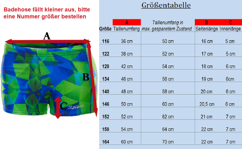 zagano enfants de bain pour garçon 2817