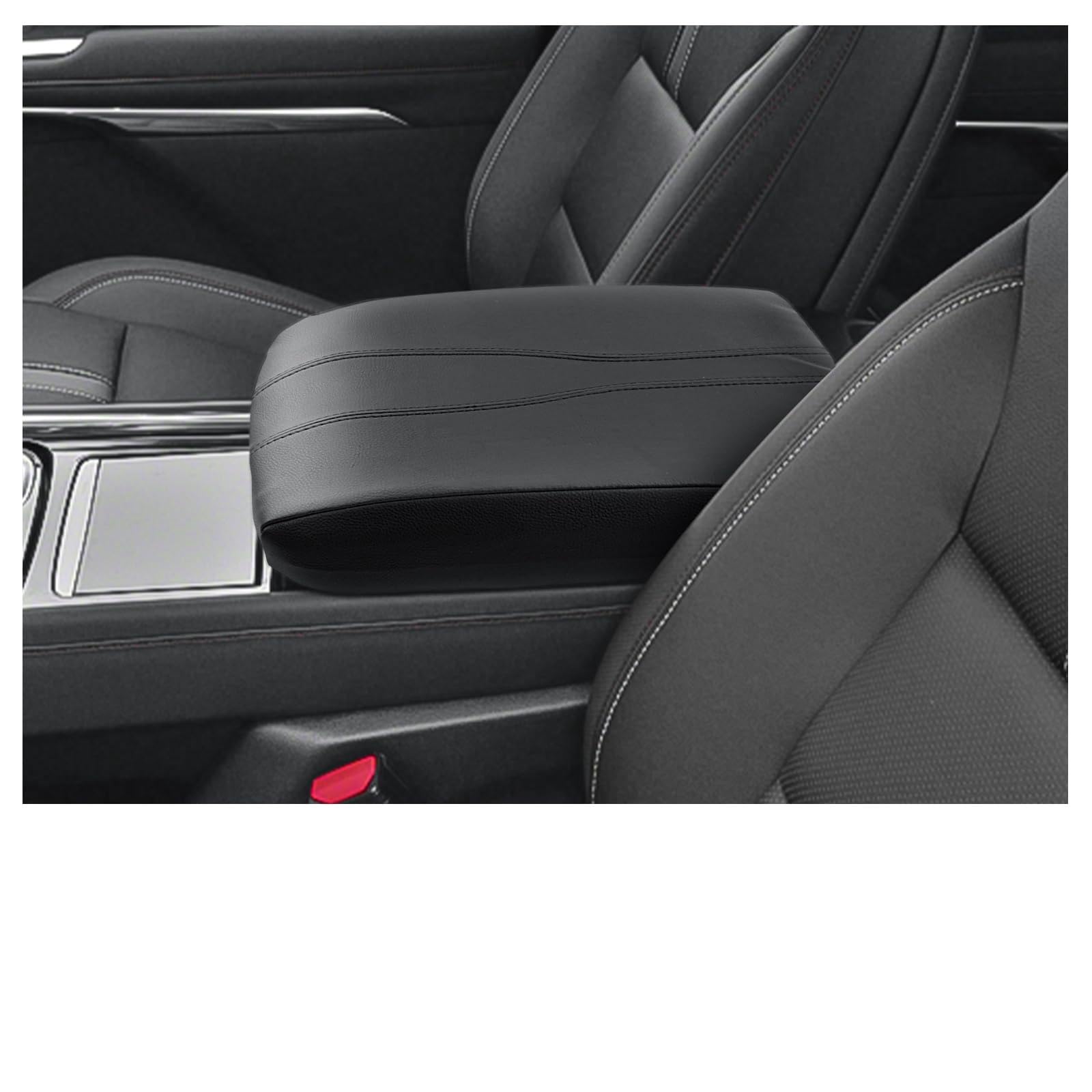 CDEFG for 2024-2027 Chevy Traverse Center Console Cover for 2024 2025 2026 2027 Chevrolet Traverse Accessories Armrest Cover Middle Console Pad Arm Rest Protector Leather