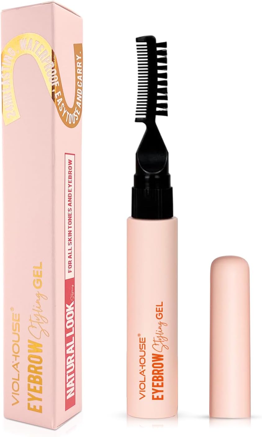 VIOLA HOUSE Eyebrow Sculpt Gel, Brow Styling Wax, Long-lasting Waterproof Eyebrow Enhancer Gel, Double-headed Brow Comb Eyebrow, Brows Shaping Soap 27g/0.95oz