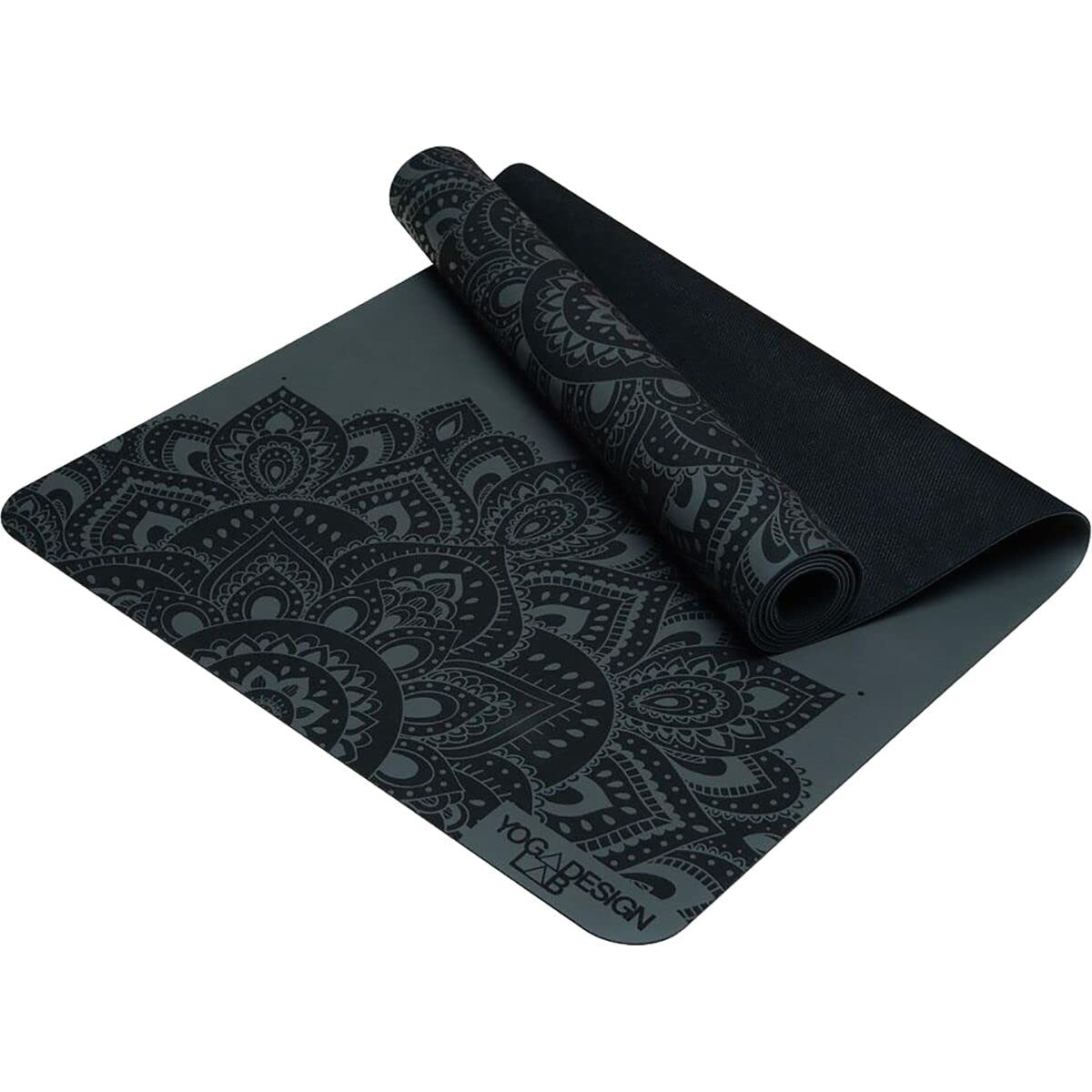 Yoga Design Lab | Esterilla Infinity | Textura y diseño Antideslizante para Alinear y apoyar su práctica. | Ecológica | Acolchada | Incluye Cinta!