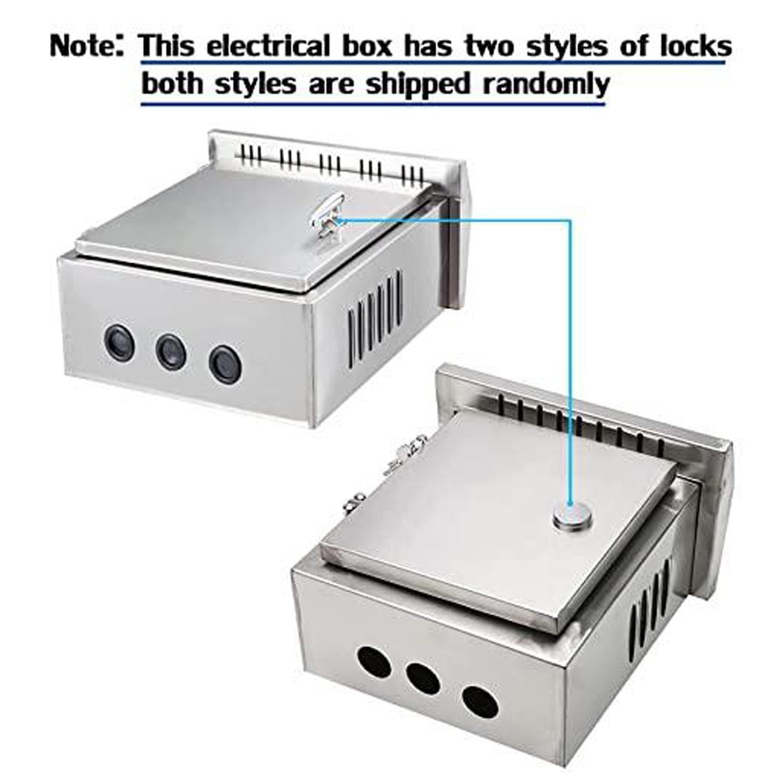 XBTGS Scatola di giunzione elettrica impermeabile in acciaio inossidabile, recinzione a parete per elettronica, piastra di montaggio isolata, 600x500x180mm, scatola di progetto durevole per Sec