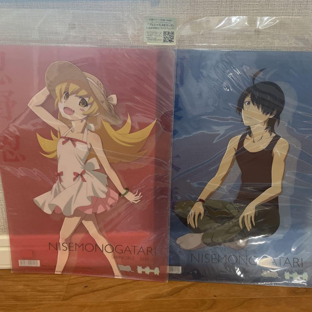 Amazon.co.jp: 物語シリーズ クリアファイル 阿良々木暦 忍野忍