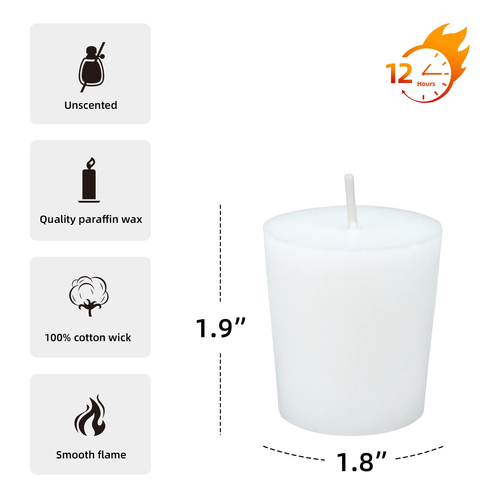 Amazon.co.jp: Zest Candle キャンドル12個 灯明キャンドル ホワイト